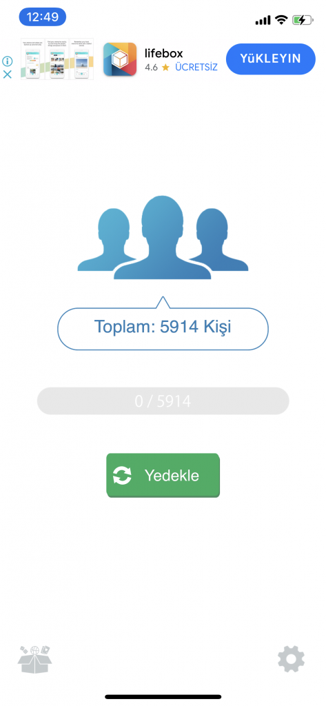 iPhone reber yedekleme my contacts backup